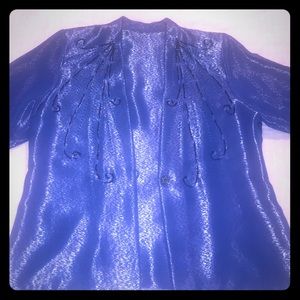 Short sleeved blazer.